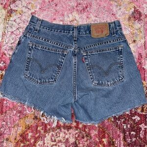 vintage levi denim jean cutoffs